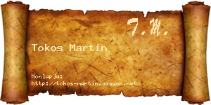 Tokos Martin névjegykártya